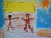 Práce dětí z MŠ Vlkava